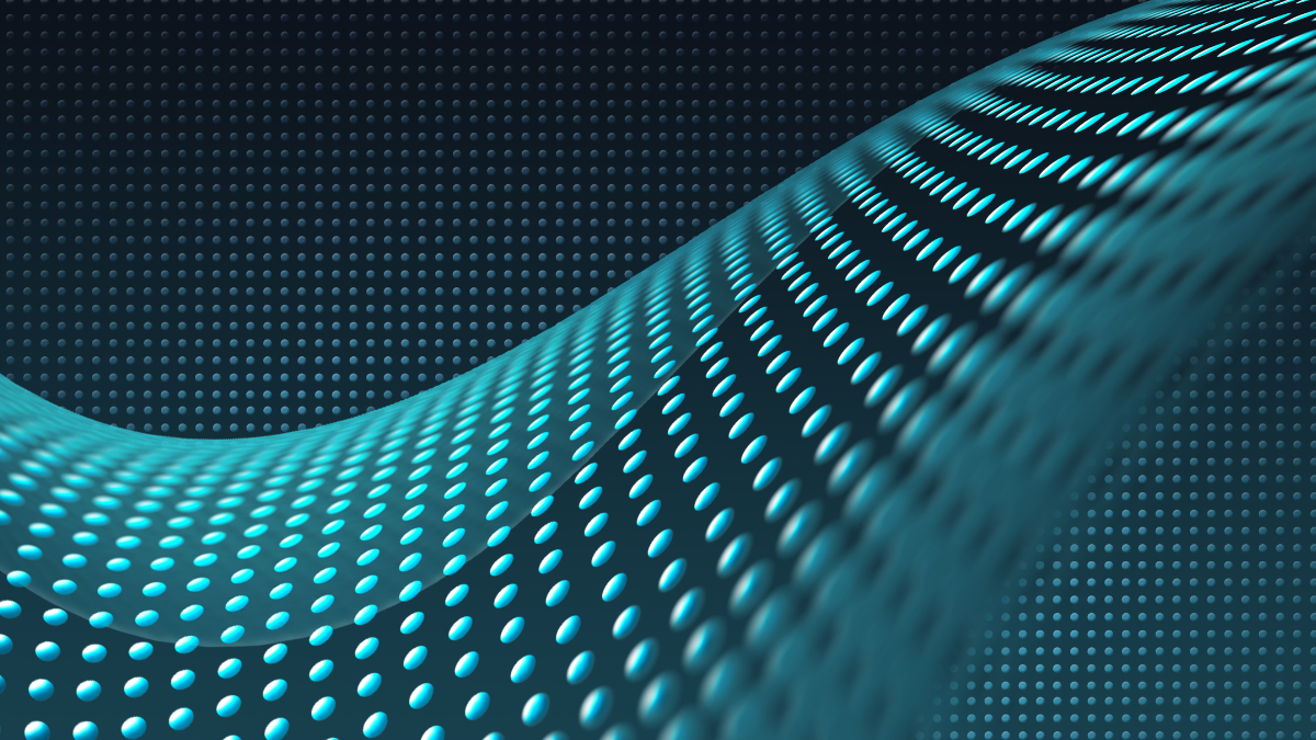 Minimal data visual on screen